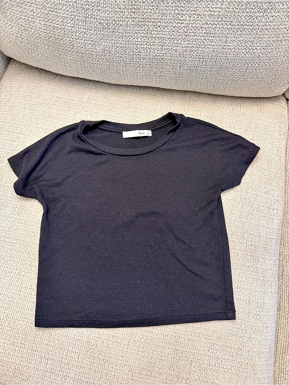 Wilfred Free Black Short Sleeve Tee Size XS